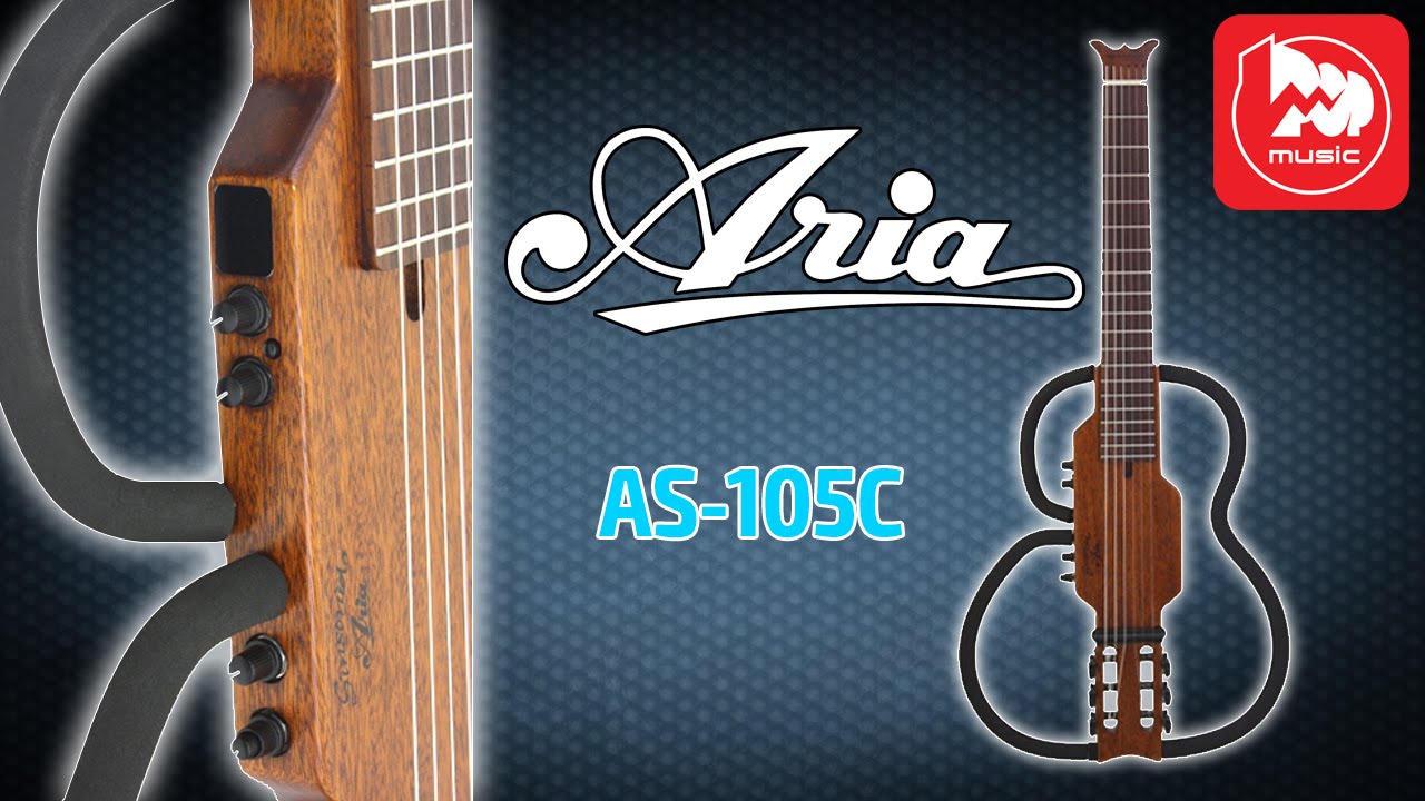 ARIA AS-105C Electric Acoustic Guitar (Aria Sinsonido Silent