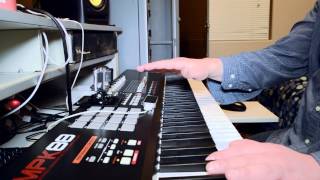Leap Motion Controller with Six-Trak Synthesizer