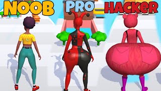 Noob Vs Pro Vs Hacker - Twerk Race 3D