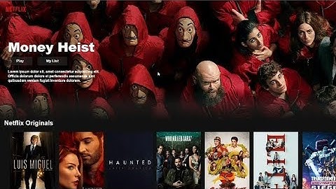 Responsive Netflix clone using html css only #css #web #website #javascript