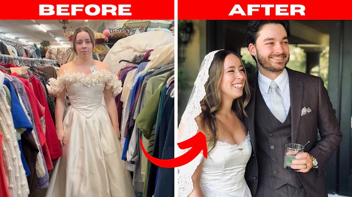 $25 Thrift Store Wedding Dress Transformation