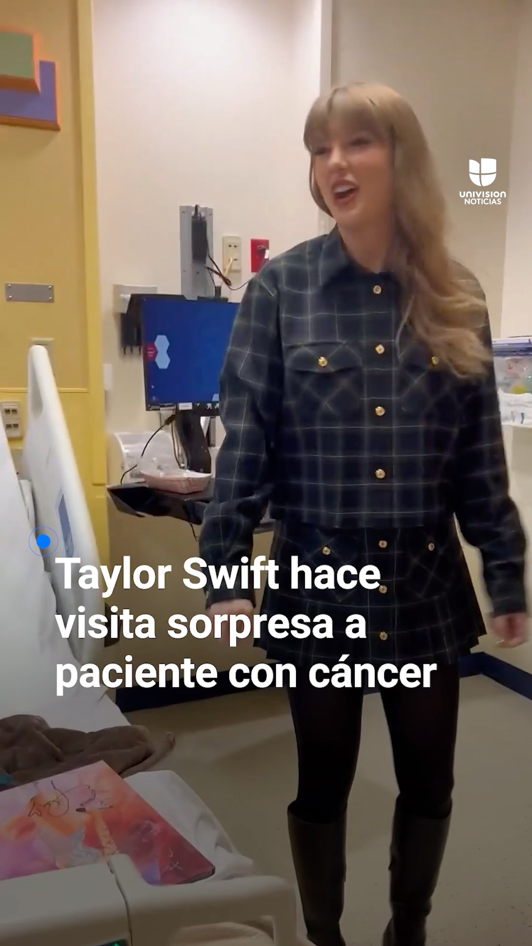La visita sorpresa de Taylor Swift a un paciente con cáncer