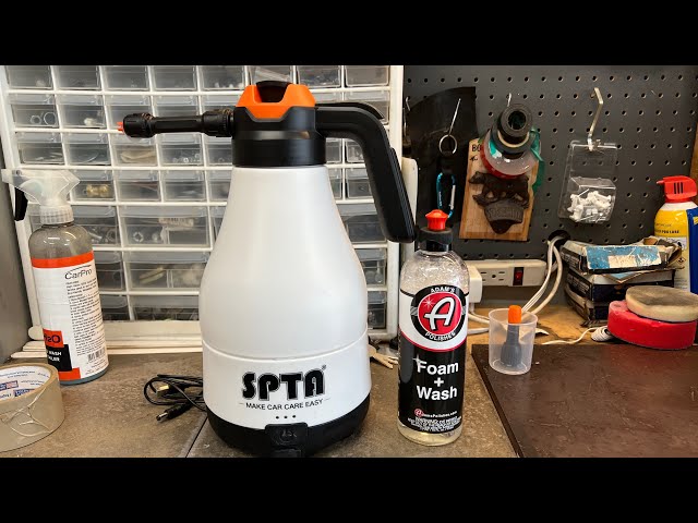 SPTA Cordless Pump Sprayer is the foam sprayer you need 