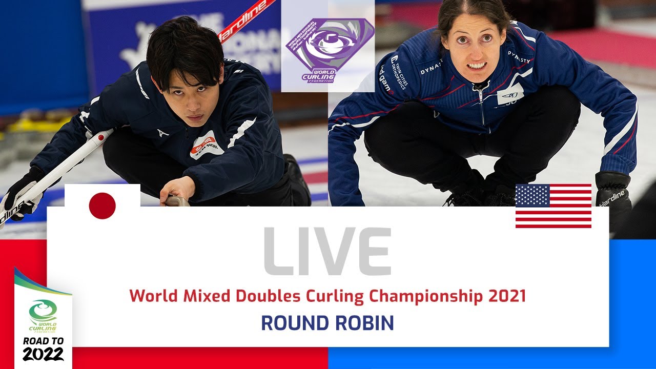 Japan v United States - Round robin - World Mixed Doubles Curling Championship 2021
