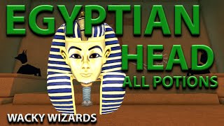 All Potions Egyptian Head Wacky Wizards Roblox Wacky Wednesday Update