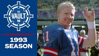 Relive Giants’ 1993 Season; Phil Simms Leads Team to the Playoffs | New York Giants