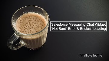 Salesforce Messaging Chat Widget-fout 