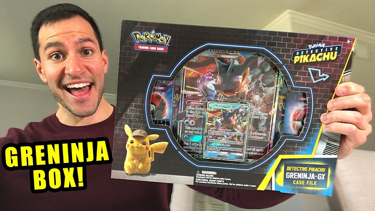 Details about / Pokemon TCG Detective Pikachu Greninja Pin from GX Case File Box