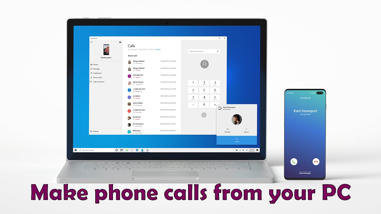 Make phone calls from your pc use pc to make calls 2020 microsoft