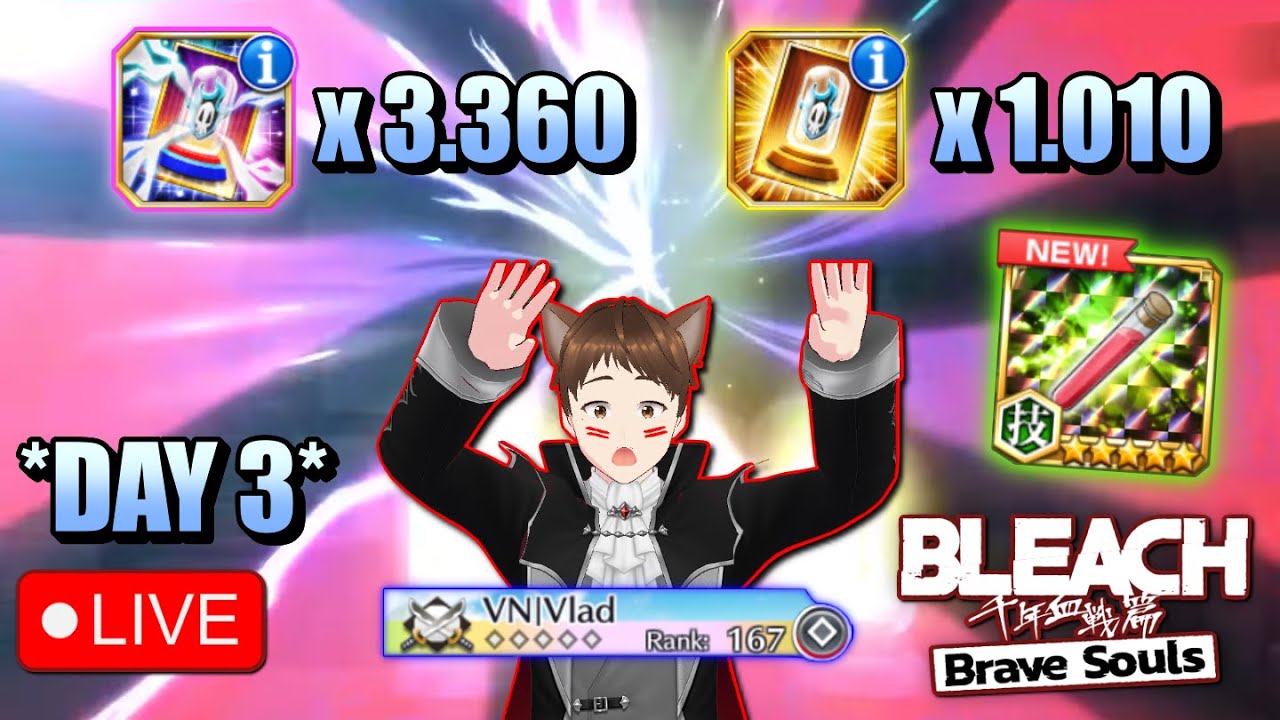 SAATNYA GILIRAN AKUN UTAMA - DAY 3 GACHA SEMUA TIKET | Bleach: Brave Souls