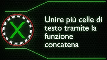 Excel esaminiamo la funzione concatena