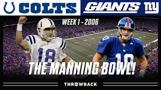 'The Manning Bowl' (Colts vs. Giants 2006, Week 1) | NFL Vault Highlights