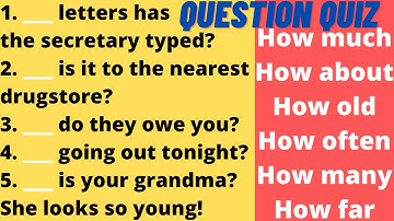 Improve your conversation skills with WH QUESTIONS |English Grammar Quiz| |English MasterClass|