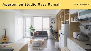 TINY SPACE | Hidup Cukup di Apartemen Studio 30 m²