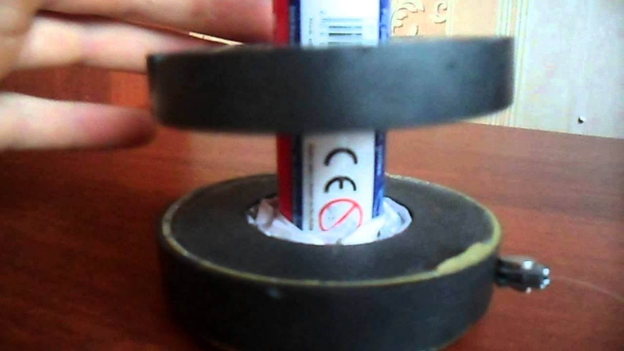 Магнитная левитация или магнитная пружина - YouTube