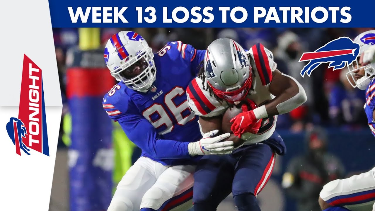 Buffalo Bills Week 13 Loss to New England Patriots