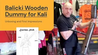Guro Balicki's Filipino Weapons Training Dummy Unboxing & First Impressions