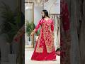 Pink Angrakha Style Heavily Embroidered Pakistani Lehenga Suit #shorts #fashionrewaj