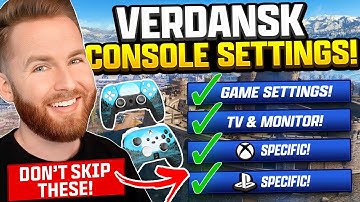 MUST CHANGE CONSOLE WARZONE SETTINGS! Best Controller, Graphics, Movement For Verdansk (PS & XBOX)