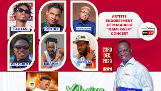 Stars Speak Ahead Of Maccasio ''Game Over'' Concert.