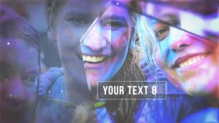 Elegant Glass Slide After Effects Template