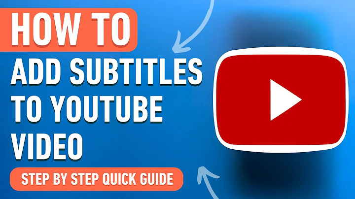 How to add Subtitles to a Youtube Video [2024] Easy Tutorial
