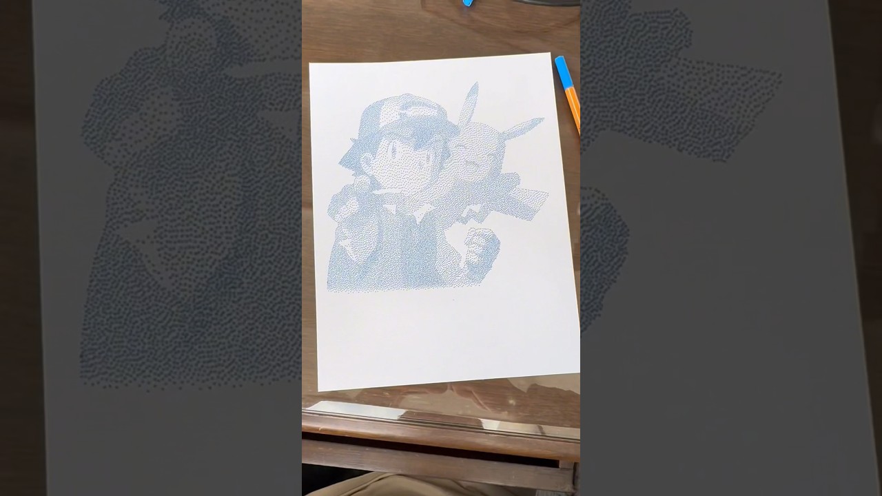 Ash and Pikachu Drawing! 