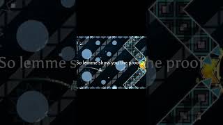 Exposing Zoink the cheater 😱#geometrydash #gd #shorts #memes