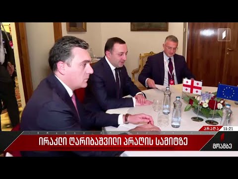 საქართველოს პრემიერ-მინისტრი პრაღის სამიტზე