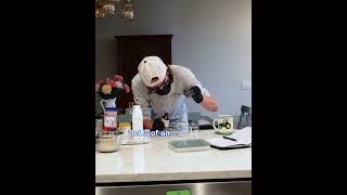 Making and molding an Orange Bath Bomb #satisfying #shorts #smallbusiness