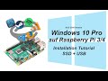 Windows 10 Pro auf Raspberry Pi 3/4 installieren - schnell und einfach!