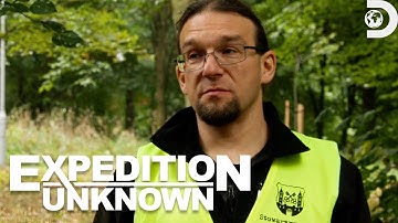 Josh Uses A Special Camera To Find a Hidden Tunnel System | Expedition Unknown | Discovery