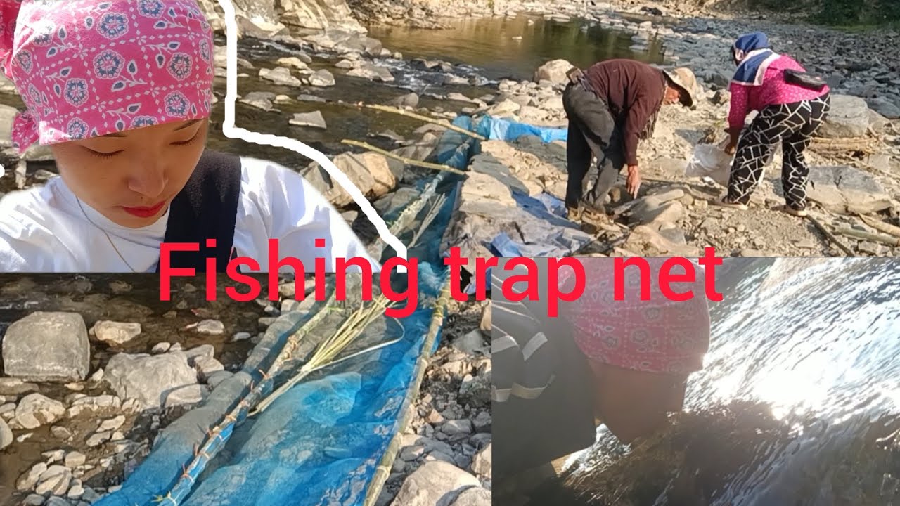 Process of making fishing trap net step by step😊(part 1)