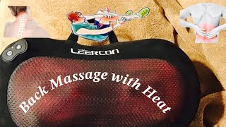 LEERCON Back Massage w/Heat Review/Unboxing screenshot 5