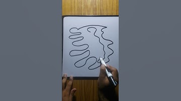 zigzag tracing drawing #shorts #zigzag #tracing #drawing #art