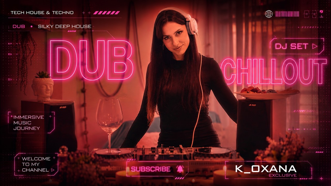 K_OXANA |  Silky DUB chillout DJ mix deep house | smooth warm homie session