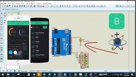 PROTEUS ARDUINO Blynk APP Iot project