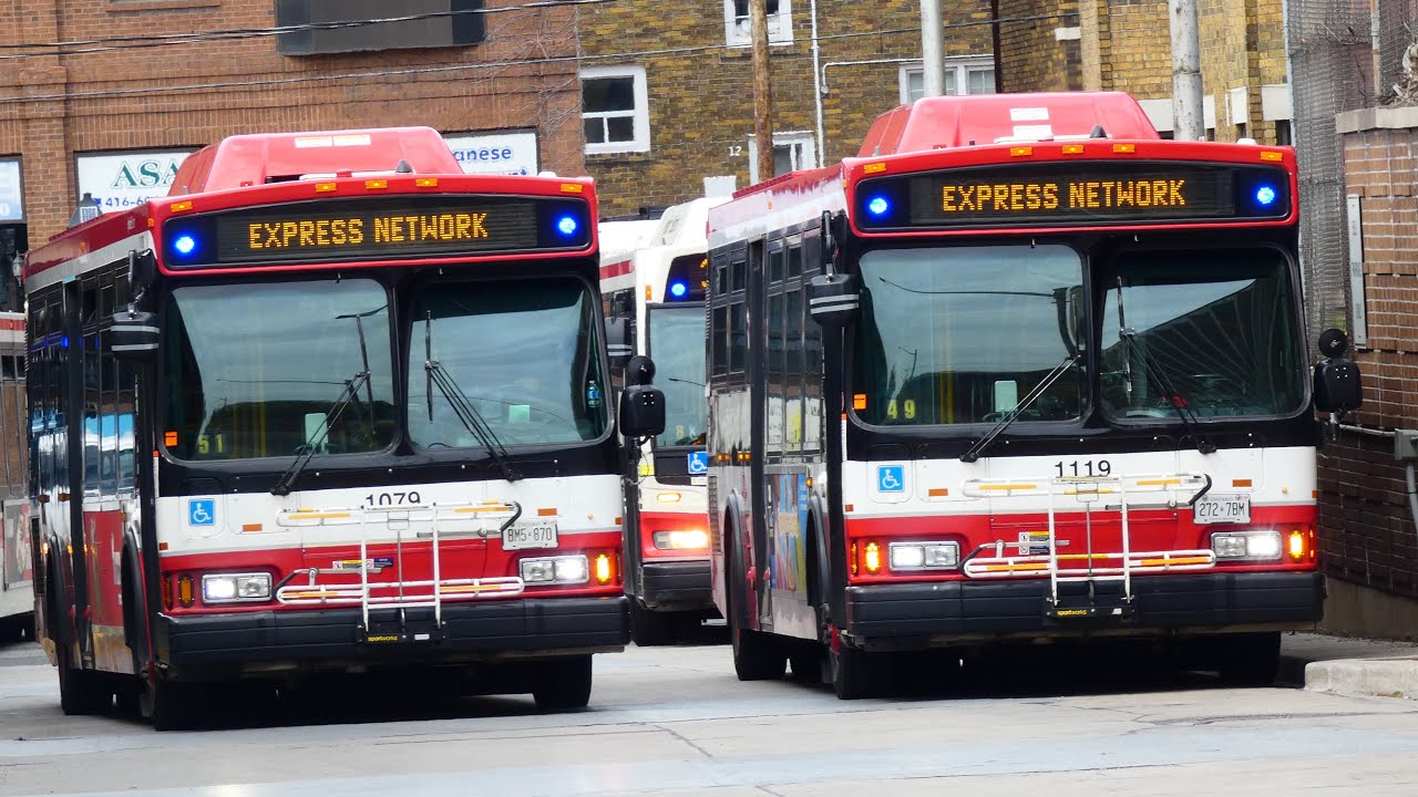 TTC bus compilation around Toronto!