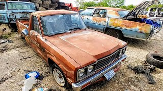 1980 Mazda B2000 1977 Dodge Tradesman Shag Boogie Van Project along with a few other Junkyard Finds