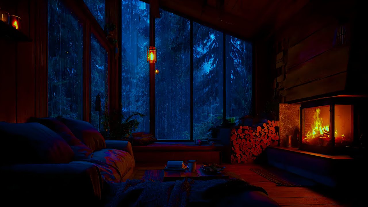 Calming Rain with Soft Thunder Sounds - Relaxing Night Rain to Fall Asleep Fast - Calm Your Mind