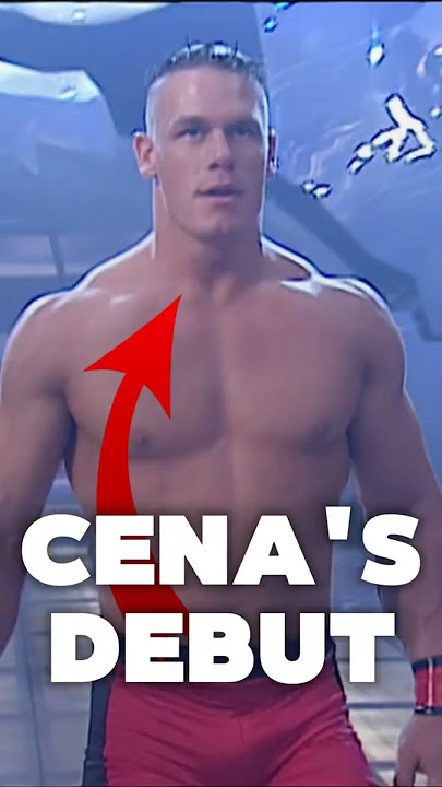 John Cena's DEBUT in WWE #wwe #wrestling #shorts