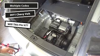 Multiple Codes on 2011 Chevy Volt— Will This Fix It?? Replacing the 12v Battery in the 1st Gen Volt!