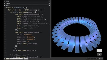 Torus twist with three.js