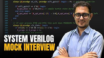 SYSTEM VERILOG Real Time Mock Interview | Download VLSI FOR ALL App | Best VLSI Training in INDIA