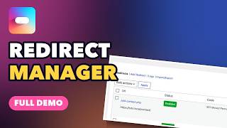 WordPress Redirects Made Easy: 301, Regex, Import & Logs | WPMasterToolKit Full Demo