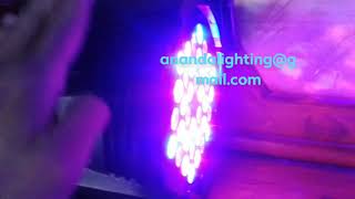 REVIEW / TUTORIAL SETTING 36 LED RGB MINI PARLED | LAMPU SOROT PANGGUNG MURAH!!. 