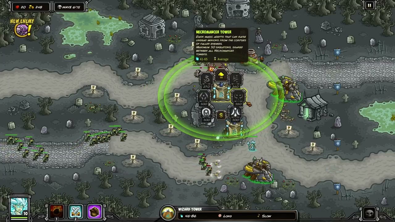 024 Kingdom Rush ReBBBorn Furious Assault  # Ancient Necropolis