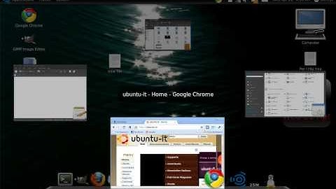 Ubuntu 9.10 Desktop 3D Effect