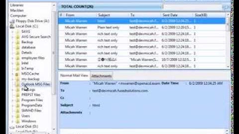Microsoft .msg viewer tool for E-discovery and Forensic experts