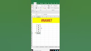 Excel me #name error/ #name error// Learning Master// Types of error
